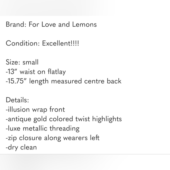 For Love And Lemons Brocode Tapestry Embriodered Skirt - Picture 12 of 12